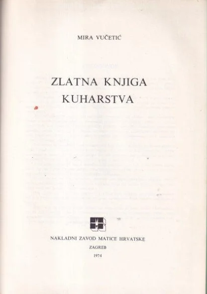 ZLATNA KNJIGA KURASTVA / Mira Vučetić